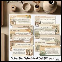 Gambar Set Stiker (12 Stiker) Doa Sehari-Hari Aesthetic - Sticker Doa Stiker Doa Harian Anak dari odikjaya undefined 1 Tokopedia
