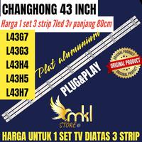 Gambar BACKLIGHT TV LED CHANGHONG 43 INCH L43H4-L43H5-L43H7-L43G7 dari MKLSTORE1 undefined 2 Tokopedia