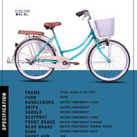 Gambar Sepeda Mini Keranjang / City Bike 24 United Class X dari Toko Sepeda Yerikho undefined 3 Tokopedia