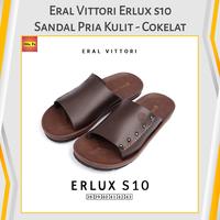 Gambar ERAL VITTORI Erlux S10 Sandal Pria Kulit - Cokelat - 38 dari Oliv.Fs undefined 1 Tokopedia