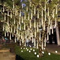 Gambar Lampu Hias Outdoor Pohon Cafe Restoran Toko String Lights Meteor Waterproof Warm White 8PCS dari SEVHstore undefined 1 Tokopedia
