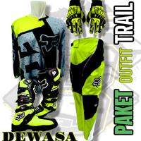 Gambar setelan cross satu set perlengkapan motocross trabas trail adventure - motif 1, M dari SS Racing Wear undefined 1 Tokopedia