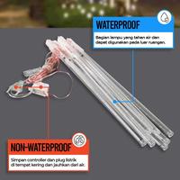 Gambar Lampu Hias Outdoor Pohon Cafe Restoran Toko String Lights Meteor Waterproof Warm White 8PCS dari SEVHstore undefined 3 Tokopedia