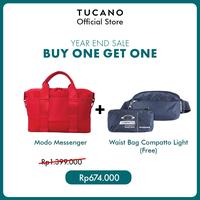 Gambar BUY 1 GET 1 Tucano Messenger MODO Polyester for laptop / MacBook Pro Up to 15" (BMDOB) + Waist Bag 1 Liter dari Tucano Official Store undefined 1 Tokopedia