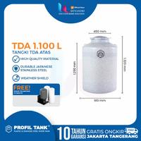 Gambar Toren Air Profiltank TDA 1000 L Tandon Tangki Air Profil Tank Plastik dari Lucyandri Home Solution undefined 2 Tokopedia