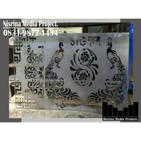 Gambar PARTISI LASER CUTTING MOTIF CUSTOM 2MM (Plat Besi) dari Nisrina Media Project undefined 1 Tokopedia