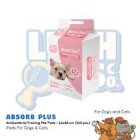 Gambar Absorb Plus Antibacterial Training Pee Pads Dog Cat-35x45 cm (100 pcs) dari Lush Pets Co. undefined 1 Tokopedia
