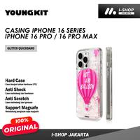 Gambar Casing iPhone 16 Pro Max Youngkit Glitter QuickSand Hardcase Bumper Shockproof PC Cover Slim Magsafe Nirkabel Clear HD Bening Motif - pink, 16 pro max dari i- Shop Jakarta undefined 1 Tokopedia