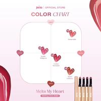 Gambar JIERA Melts My Heart Melting Click Balm Pelembab Bibir Lip Balm Color - 01 Sunset Kiss dari GUDANG SKINCARE SBY undefined 4 Tokopedia