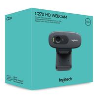 Gambar Webcam Laptop PC Logitech Eksternal Kamera Kamera External Logitech C270 Webcam HD 720p untuk Windows Mac OS & Chrome OS Computer dari jadistore undefined 4 Tokopedia