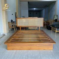 Gambar dipan tempat tidur laci kayu jati rotan Jepara dipan minimalis ukuran 180x200 dari syaiff interior design undefined 3 Tokopedia