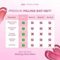 Gambar JIERA Melts My Heart Melting Click Balm Pelembab Bibir Lip Balm Color - 01 Sunset Kiss dari GUDANG SKINCARE SBY undefined 5 Tokopedia
