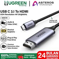 Gambar di UGREEN Kabel USB Type C To HDMI TV Proyektor Converter For Laptop Samsung Huawei di dari Fardha Store.id undefined 1 Tokopedia