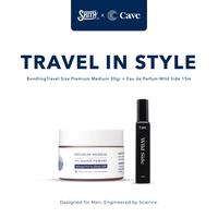 Gambar SMITH x CAVE - Bundling Travel Size Premium Medium 30gr + Eau de Parfum Wild Side 15ml Pomade Pria Cowok Wangi Laki-Laki dari Smith Men Supply undefined 1 Tokopedia