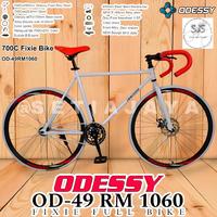 Gambar (INSTANT) Sepeda Fixie Full Bike 700C ODESSY OD-49RM 1060 Steel New - Yellow Black dari Toko Setia Jaya Sepeda undefined 5 Tokopedia