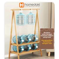 Gambar Homedoki Stand Hanger / Rak Pakaian Kayu / Gantungan Baju Gantung / Triangle Stand Hanger - 1L-70*35*135CM dari Homedoki Office Furniture undefined 5 Tokopedia