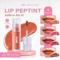 Gambar JIERA Lip Peptint Lip Tint Stain 2in1 Lip Treatment and Lip Tint - 01 Saffron Ale  dari GUDANG SKINCARE SBY undefined 2 Tokopedia