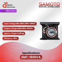 Gambar SAMOTO Digital Stabilizer 1500VA Single Phase Stabiliser Listrik 1500 VA Stavolt SMT1500 dari Digital Techindo undefined 3 Tokopedia