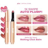 Gambar JIERA Melts My Heart Melting Click Balm Pelembab Bibir Lip Balm Color - 01 Sunset Kiss dari GUDANG SKINCARE SBY undefined 1 Tokopedia