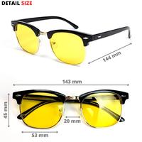 Gambar Kacamata Lensa Kuning Retro Sunglasses One Drive Untuk Mengemudi Night Driving Vision Siang Dan Malam Frame Hitam Klasik dari Passion Eyeglass undefined 3 Tokopedia