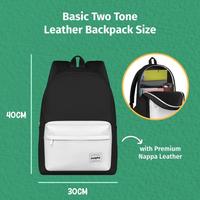 Gambar Paddy Basic Leather Two Tone Backpack - Tas Ransel Wanita Serbaguna SALE!!!!! - Pistachio dari BOGE SELL undefined 4 Tokopedia