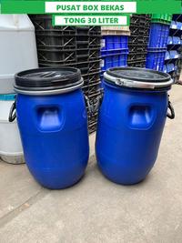 Gambar Tong Drum Bekas Tong 30kg Foodgrade / Tong Sampah Tong Drum 30liter dari Pusat Box Berkualitas undefined 1 Tokopedia