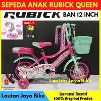 Gambar Sepeda Anak 12,16,18 Genio QUEEN terbaru 2023 - Pink hijau, 18 dari Toko Sepeda Lautan Jaya_NEW undefined 1 Tokopedia