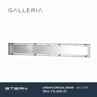 Gambar Stern Konzept Linear Conceal Drain 60x7 YX-600-01 / Saringan Got Kamar Mandi dari GALLERIA.IDN undefined 1 Tokopedia