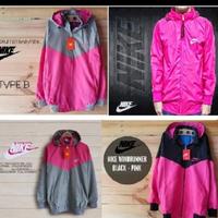 Gambar Jaket Parasut Nike Wanita Windrunner Jacket Olahraga Sport Running Lar - Pink - Abu, L dari ddstoree 54 undefined 1 Tokopedia