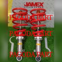 Gambar PAKET COIL OVER JAMEX PREMIUM ADJUSTABLE CEPER/STD INNOVA OLD BENSIN DEPAN-BELAKANG 8PCS 2004-2015 ORIGINAL MODEL STELL DRAT ANTI LIMBUNG dari Pagoda part undefined 2 Tokopedia