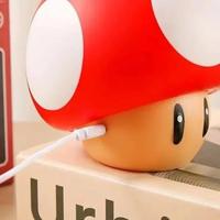 Gambar Super Mario Bros Anime Night Lamp LED Sound Question Mark Mushroom Light Action Figures Toy Cute Star Lights Kids Birthday Gift - B6  with box dari mat cangkul undefined 3 Tokopedia