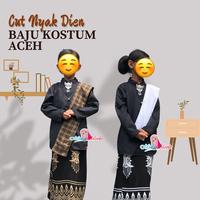 Gambar Baju Pahlawan CUT NYAK DHIEN ACEH Kostum Baju Adat Perempuan CUT NYAK MEUTIA Baju Anak - Selendang Batik, L(4-6th) dari Clamby Doll undefined 1 Tokopedia