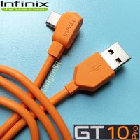 Gambar Kabel Data INFINIX GT 10 Pro Super Charge 45 Watt Usb Type C (Kabel L) Dijamin Asli Original dari LangenSR Store undefined 1 Tokopedia