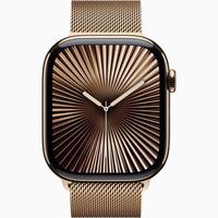 Gambar Apple Watch Series 10 Titanium Case Milanese Loop 42Mm 46Mm Gps Cell Termurah 100 % Original - Gold, 42MM one size dari SAUNGINsuji54 undefined 3 Tokopedia