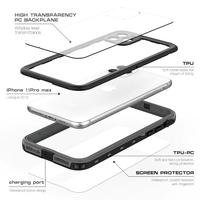 Gambar REDPEPPER case iPhone X XS 6 6s 7 8 Plus 11 12 13 Pro Max softcase casing cover anti air waterproof - iPh X/XS, Black dari ZIDANZ ACC undefined 2 Tokopedia