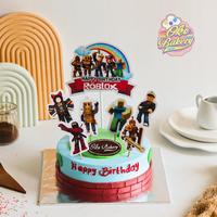 Gambar Blackforest Cake / Birthday Cake / Kue Ulang Tahun / Karakter Roblox / Uk 16Cm - Lilin Batang dari Oke Bakery undefined 1 Tokopedia
