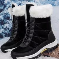 Gambar sepatu boots winter salju wanita antislip 11 - Hitam, 37 dari Wolfpackfactory undefined 2 Tokopedia
