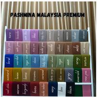 Gambar Pashmina Malaysia Part 2, Pashmina 180 x 75 cm, Original Heavy chiffon - Red chilli dari Hijabelsya.id undefined 3 Tokopedia