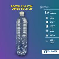 Gambar Botol Aqua 1,5 Liter PET (GOJEK /GRAB) - Merah dari Top Botol_NEW undefined 1 Tokopedia