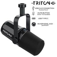 Gambar TRITON D1 Cardioid Dynamic Microphone USB XLR Podcast Broadcast dari Tone House undefined 4 Tokopedia