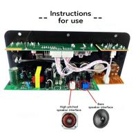 Gambar 1000W Amplifier Board Audio 12V/24V/220V Bluetooth USB Radio TF DIY Speaker Woofer Ampli Full Bass Subwoofer 8-10 Inch Hi-Fi Bluetooth Rumah Mobil Audio Power Super Bass Bluetooth Amplifiers AC 220V 12V 24V - 5-8 inci 60w dari Tone House undefined 3 Tokopedia