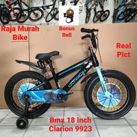 Gambar Sepeda Anak BMX 18 Clarion 9923 Sepeda Anak Laki Laki Bmx Clarion 9923 18 Inch Ban Jumbo - Red Black dari Raja Murah Bike undefined 1 Tokopedia