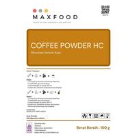 Gambar MAXFOOD - Pure Coffee Powder HC Bubuk Kopi Murni HC Robusta Tanpa Ampas 100 GR dari cenok store undefined 2 Tokopedia