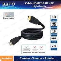 Gambar BAFO HDMI Cable 3 meter High Speed 2.0 Kabel with Ethernet 3 mtr 3m dari Click & Go Tokopedia undefined 1 Tokopedia