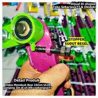 Gambar READY!! Alat tekuk besi Beton 10mm ulir Tebal Kuat Kokoh Sekarjaya77 SJU013 dari CV RETALI undefined 5 Tokopedia