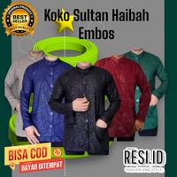Gambar Baju Koko Haibah Sultan Embos Model Ammu Motif Abstrak Lengan Panjang Pria Dewasa Warna Putih,Hitam,Navy,Hijau,Marun,Coksu Merk An-Nur Original-Fashion Muslim Terbaru - Hitam, S dari SARWI BUSANA undefined 1 Tokopedia