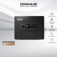 Gambar Onnais Deluxe Horizontal 30 Black - Brankas Besi Digital Finger Print Sidik Jari Touch Screen Alarm Safe Box Double Unlocking Penyimpanan Uang Penyimpanan Dokumen Brankas Anti Maling Fingerprint dari Onnais Indonesia undefined 3 Tokopedia