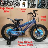Gambar Sepeda Anak BMX 18 Clarion 9923 Sepeda Anak Laki Laki Bmx Clarion 9923 18 Inch Ban Jumbo - Red Black dari Raja Murah Bike undefined 4 Tokopedia