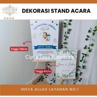 Gambar Dekorasi Dekor Sunatan Khitanan Bayi Aqiqah Anak Papan Stand 60 100cm - 8, 100 cm dari Furniture Cipta Jaya undefined 1 Tokopedia