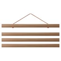 Gambar 4Pcs Wooden Photo Frame Hanging Picture Scroll Poster Rack Magnetic Frame With Hang Rope Home Decoration Art Painting Hang Pole - B-41cm dari Ratu da Madeira undefined 4 Tokopedia